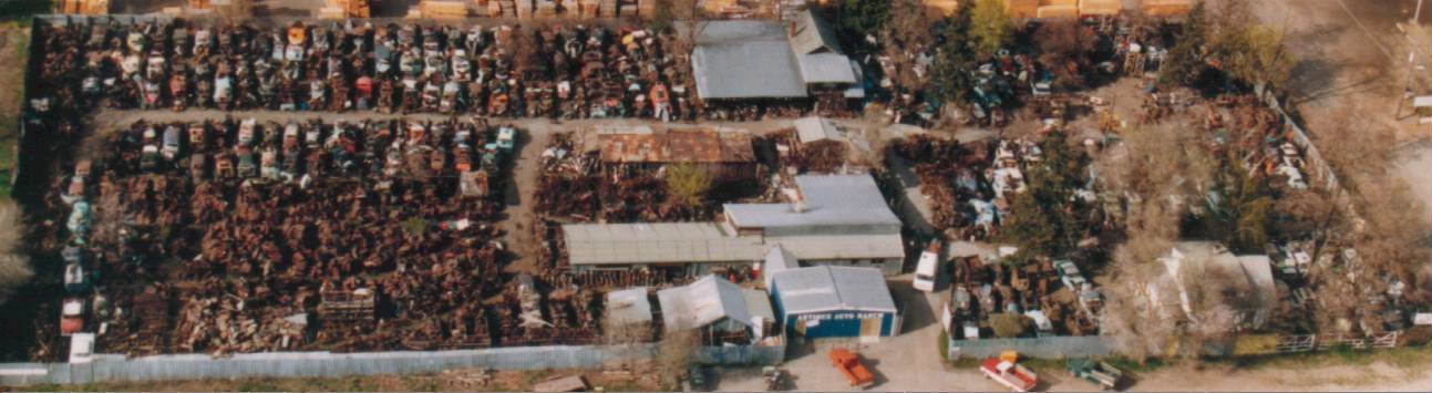 antique auto ranch arial view